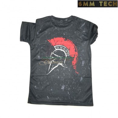 T-shirt SPARTAN type 2 NERA 6MM TECH (6mmt-88-bk-2)