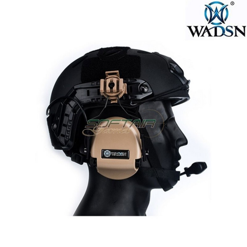 Headset basic version HI-THREAT 1 style FOLIAGE GREEN for helmet wadsn (wz188-fg)