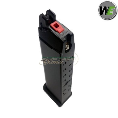 GAS magazine 24bb BLACK for pistol GLK. & GALAXY we (we-032544/carxgx1)
