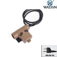PTT u94 DARK EARTH military standard version per KENWOOD wadsn (wz113-de-ken)
