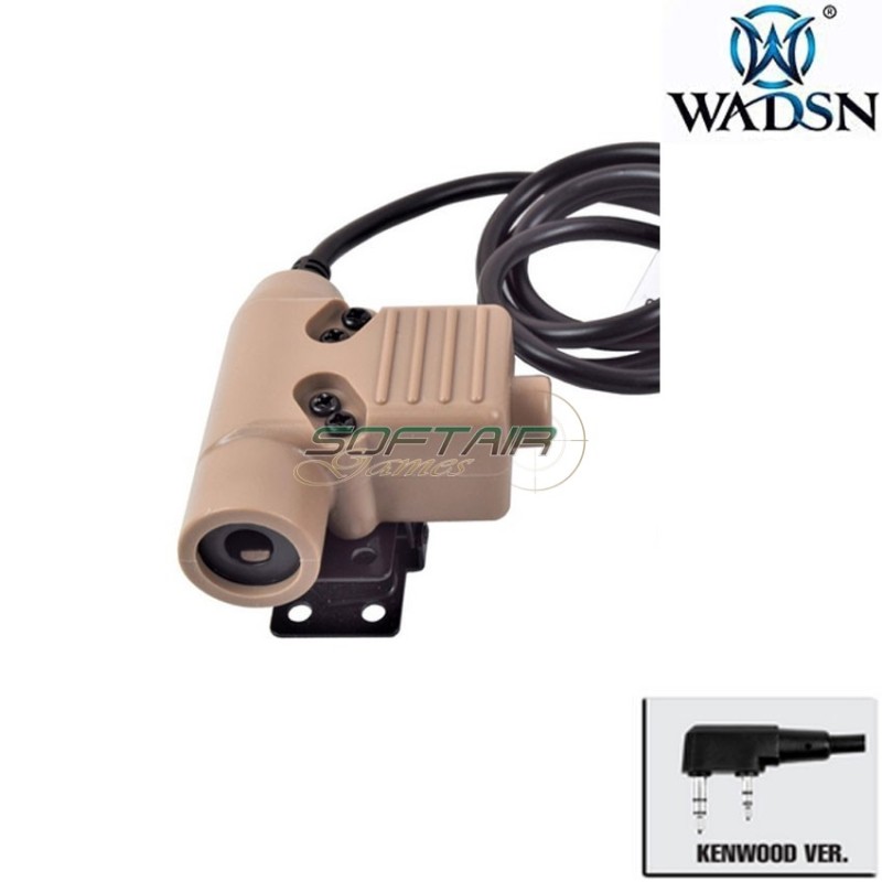 PTT u94 DARK EARTH ORIGINAL version for KENWOOD wadsn (wc001-de-ken)