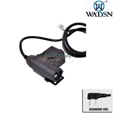 PTT u94 BLACK ORIGINAL version for KENWOOD wadsn (wc001-bk-ken)
