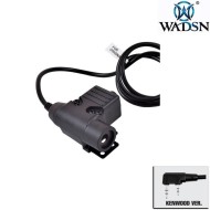 PTT u94 BLACK ORIGINAL version for KENWOOD wadsn (wc001-bk-ken)