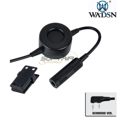 PTT TCI style NERO ORIGINAL version per KENWOOD wadsn (wc003-bk-ken)