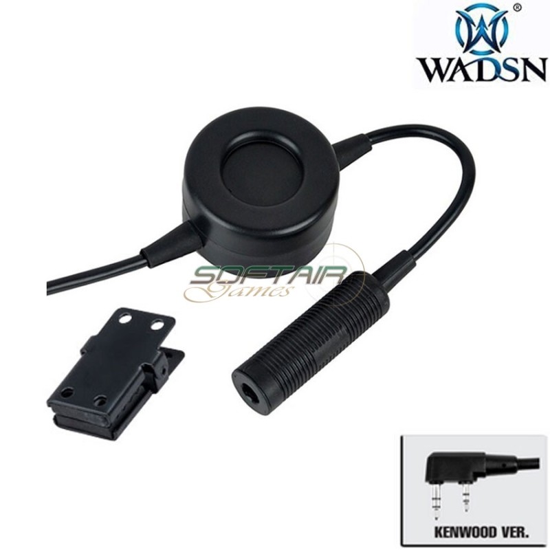 PTT TCI style NERO ORIGINAL version per KENWOOD wadsn (wc003-bk-ken)