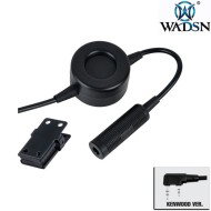 PTT TCI style BLACK ORIGINAL version for KENWOOD wadsn (wc003-bk-ken)
