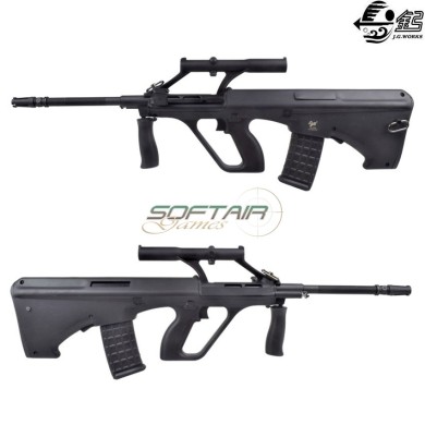 Electric rifle AUG A1 BLACK military version jing gong (jg-f0449a)