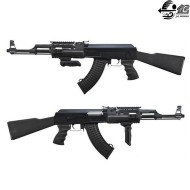 Electric rifle Ak47 Ras Tactical full metal BLACK Jing Gong (jg-0512m)