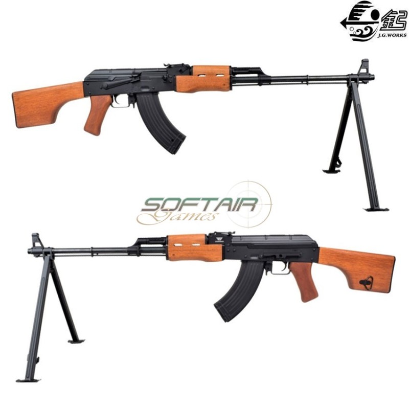 Mitragliatrice elettrica RPK-74 full metal & real wood jing gong (jg-rpk-1101)