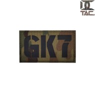 Patch INFRARED Military IR MULTICAM seal team GK6 callsign d.c. tactical (dctac-147-6-mc-ir)