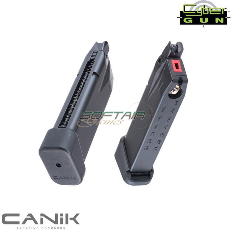 Gas magazine 22bb BLACK for CANIK TP9 cybergun (CG-CAMG01)