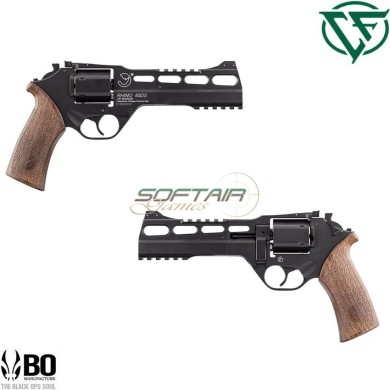 Revolver a co2 60ds 6" full metal BLACK RHINO BO Chiappa Firearms (cf-444.118)
