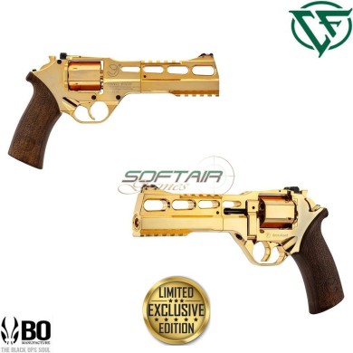 LIMITED EDITION Revolver a co2 60ds 6" full metal GOLD RHINO BO Chiappa Firearms (cf-444.128)