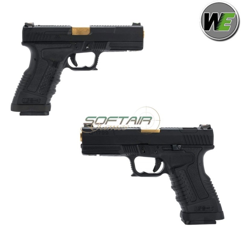 Pistola A Gas Gp1799 T1 Bk/gd/bk We (we-gp1799-1/wgp-1)