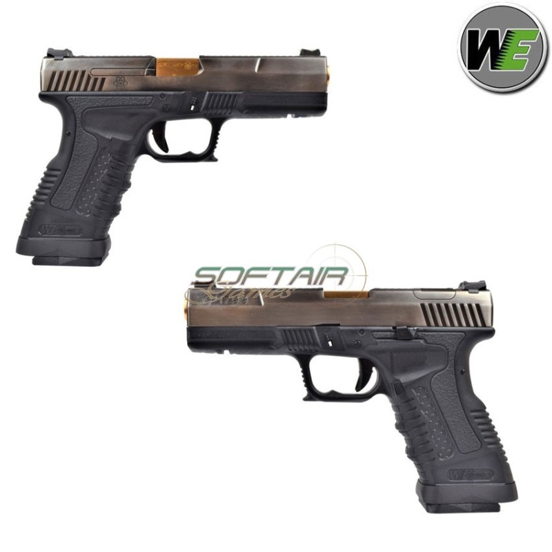 Gbb Gas Pistol Gp1799 Sv/gd/bk We (we-gp1799-3/wgp-3)