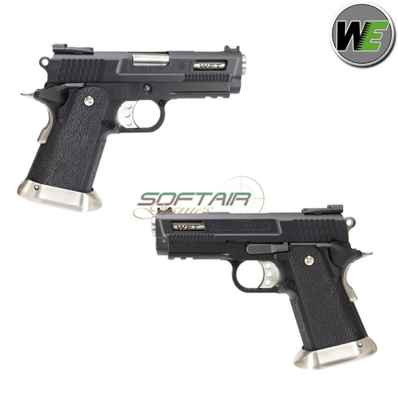 Pistola A Gas BRONTOSAURUS Hi-capa 3.8 E Force Gen2 Black Scarellante We (we-wh7wet-2)