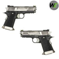 Pistola a gas i.rex hi-capa 6" silver + silver barrel we (we-wh18-2tsv)