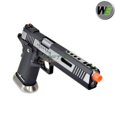 copy of Gas pistol i.rex hi-capa 6" silver + silver barrel We (we-wh18-we-wh18-2tsv)