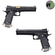 Pistola a gas i.rex hi-capa 6" black + silver barrel we (we-wh18-bksv)