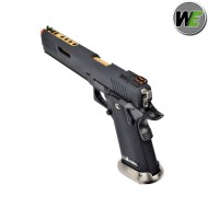 Pistola a gas i.rex hi-capa 6" black + gold barrel we (we-wh18a2-bkgd)