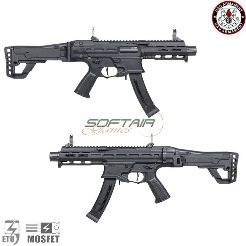 Fucile elettrico SMG MXC9 enhanced version NERO g&g (gg-mxc9)