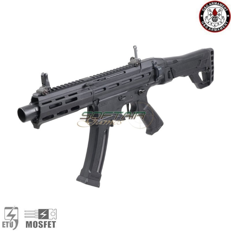 Electric rifle SMG MXC9 enhanced version BLACK g&g (gg-mxc9)