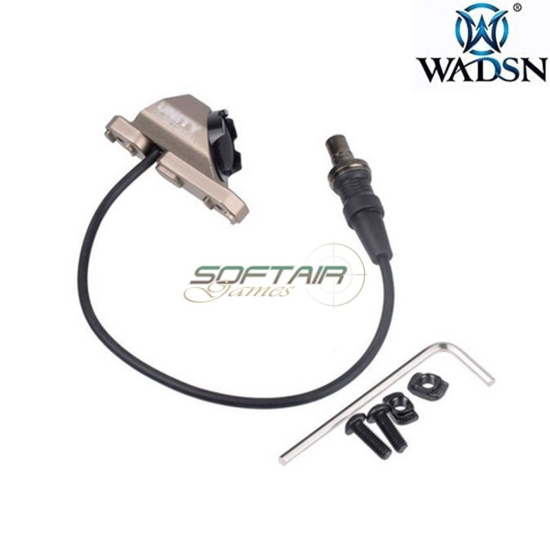 Tactical UT button LC SF plug remote switch DARK EARTH wadsn (wd07013-de-lo)