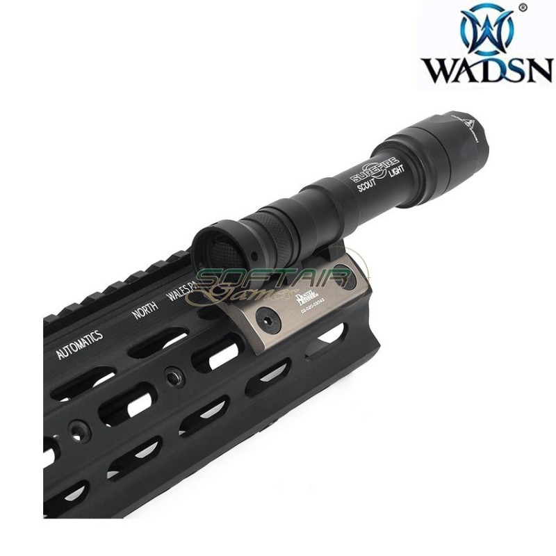 DD geis. SMR 416 scout light mount BLACK wadsn (wd02032-bk-lo)