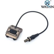 ML UT button 20mm rail SF plug tail pressure remote DARK EARTH wadsn (wd07016-de-lo)