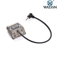 ML UT button 20mm rail 2.5mm plug tail pressure remote NERO wadsn (wd07017-bk-lo)