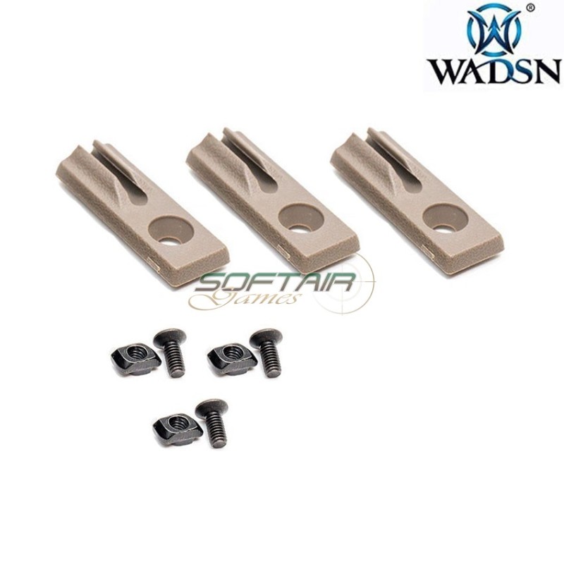 LC Emissary development cable clip set 3pcs DARK EARTH wadsn (wd07008-de)