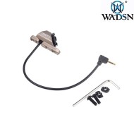 Tactical UT button LC 2.5mm plug remote switch NERO wadsn (wd07014-bk-lo)