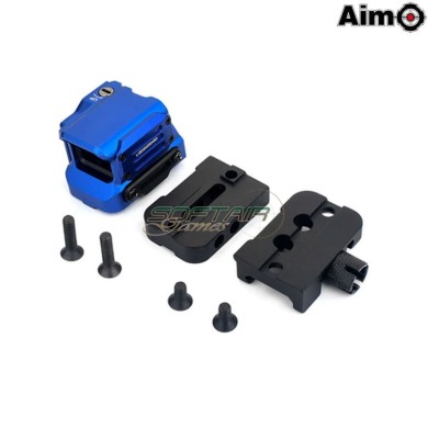 Red dot FC1 holographic sight 2 moa type BLUE aim-o (ao6003-bl)