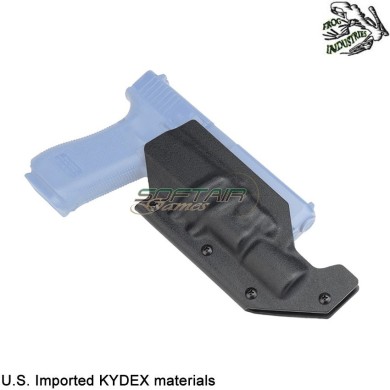 Holster quick pull TYPE 1 X300 BLACK U.S. KYDEX for GLK/VP9/PPQ/CZ frog industries® (fi-wo-gb04b)