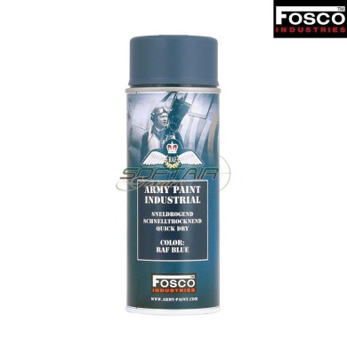 Spray army paint R.A.F. BLUE fosco industries (fo-469312-rb)