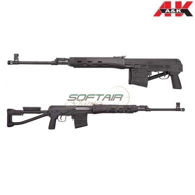 Spring Rifle  Svd-S-SP Dragunov Black A&k (AIK-031098)
