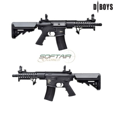 Fucile elettrico M4 8" POLYMER VERSION NERO dboys (7301)