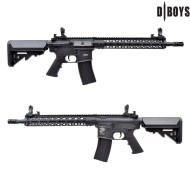 Electric rifle M4 8" POLYMER VERSION BLACK dboys (7301)