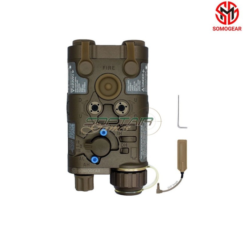 NGAL TAN Aiming RED Laser IR Laser Illuminator SOMOGEAR (ngal-irilu-r-tan)