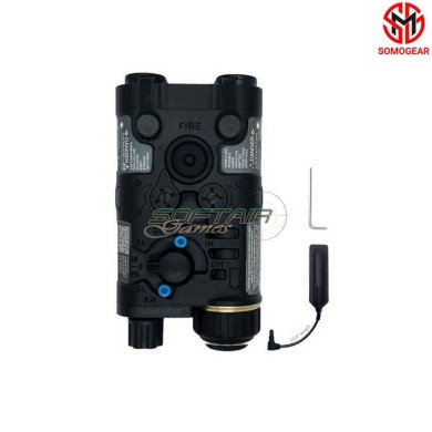 NGAL BLACK Aiming GREEN Laser IR Laser Flashlight SOMOGEAR (ngal-g-blk)