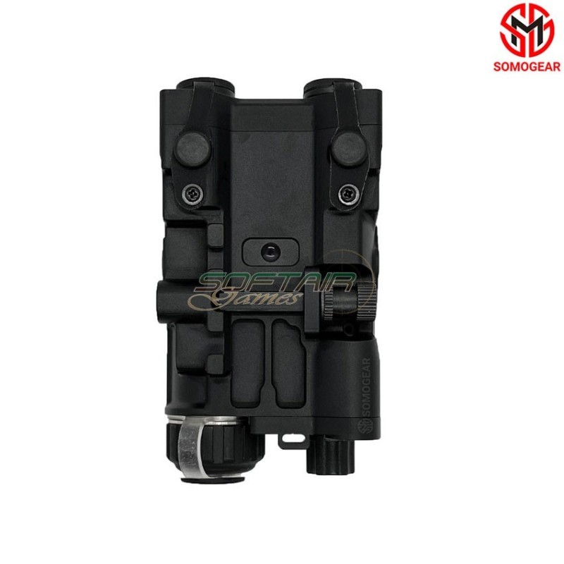 NGAL BLACK Aiming GREEN Laser IR Laser Flashlight SOMOGEAR (ngal-g-blk)