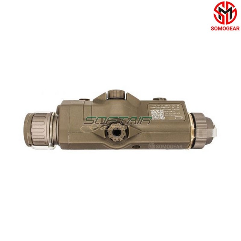 PEQ-15 UHP BLACK GREEN Laser IR Laser Illuminator PCB Potting SOMOGEAR (peq15-irilu-g-u-blk)