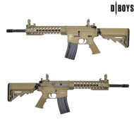 Fucile Elettrico M4 Keymod 10" ETU Metal version Black Dboys (3381m-up)