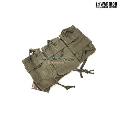 Triple Fast Open Ak Magazines Pouch RANGER GREEN Warrior Assault Systems (w-eo-tmop-ak-rg)