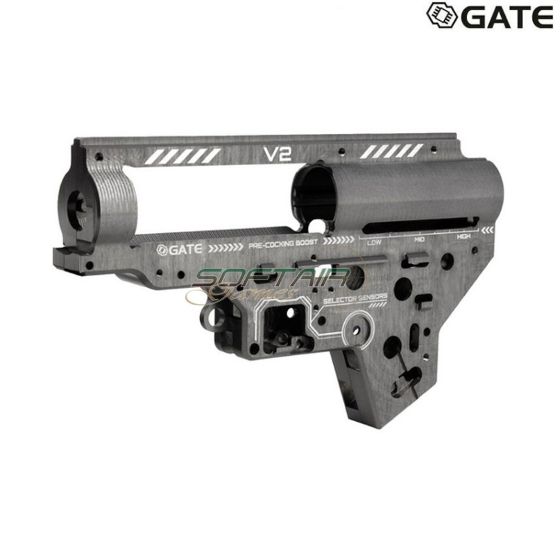 Guscio EON V2 Gearbox rev. 2 CNC - Titanium gate (gate-eon-gb2-t)