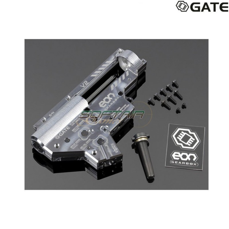 Guscio EON V2 Gearbox rev. 2 CNC - Silver gate (gate-eon-gb2-s)