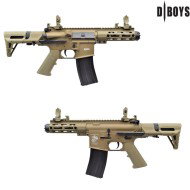 Electric Rifle M4 PDW Metal version dark earth Dboys (1131-t)