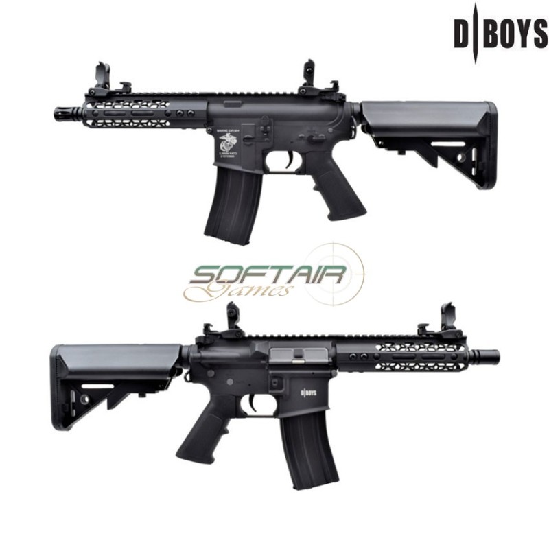 Electric Rifle M4 7" Metal version Black Dboys (1901m)