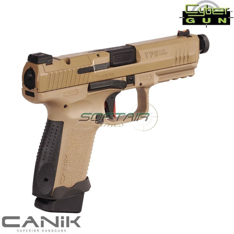 Gas pistol CANiK SAI TP9 Elite Combat FDE cybergun (CG-CA0101)