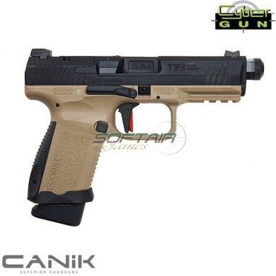 Gas pistol CANiK SAI TP9 Elite Combat Black/Tan cybergun (CG-CA0102)
